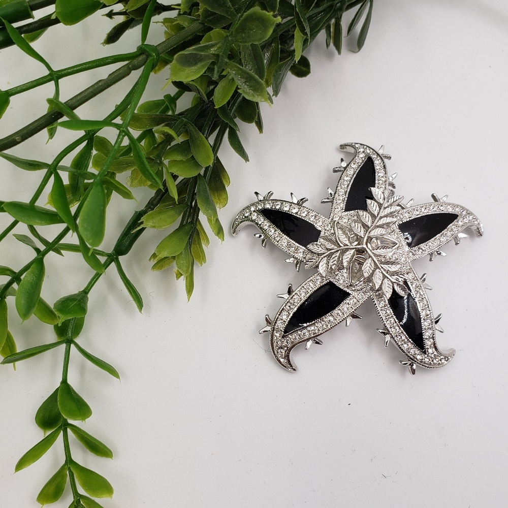 Butler Star Starfish Brooch Pendant EUC